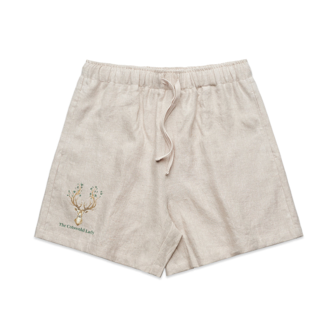 Natural Linen Shorts