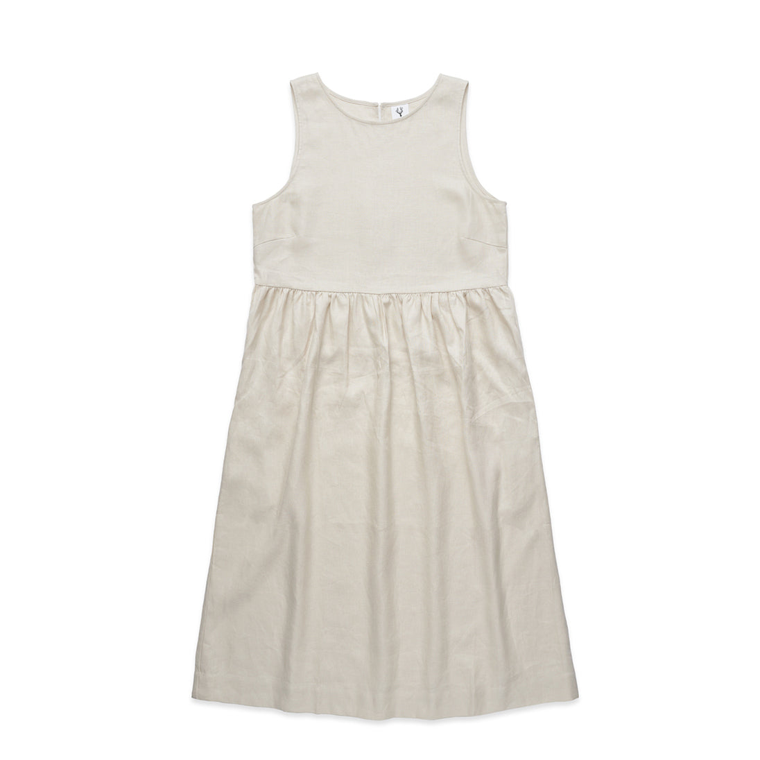 Natural Clay Linen Dress